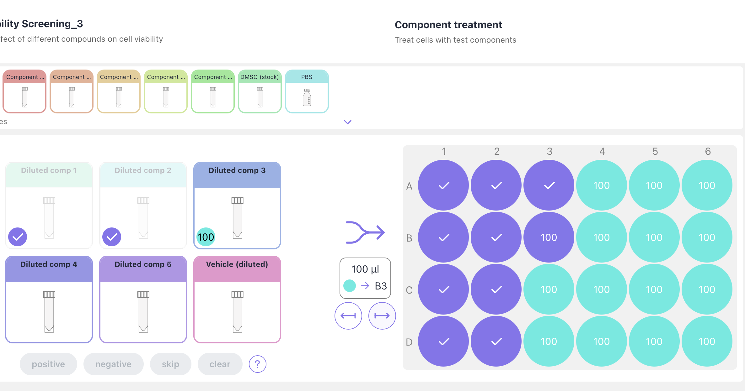 Pipetting map